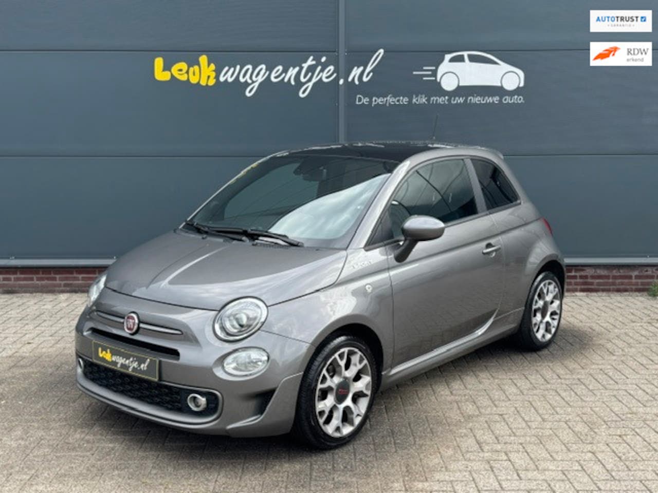 Fiat 500 - 1.0 Hybrid Sport *pano *carplay *climate *p-sensor - AutoWereld.nl