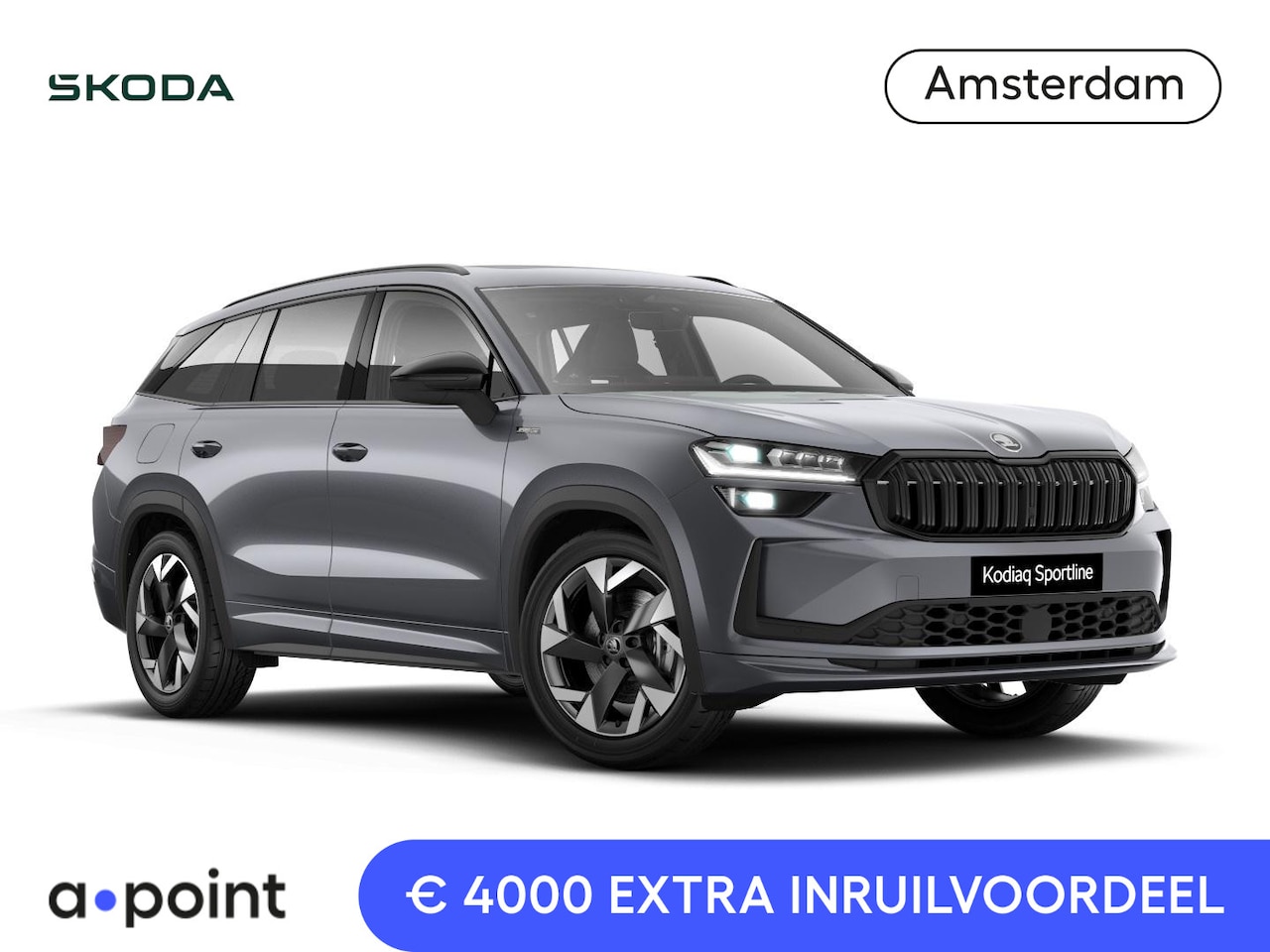 Skoda Kodiaq - 1.5 TSI PHEV Sportline Business 204 pk 6 versn. DSG | Trekhaak | Panorama Dak | Winter Pak - AutoWereld.nl