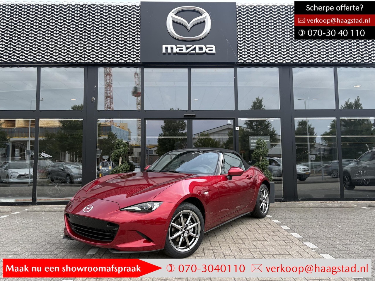 Mazda MX-5 - 1.5 SkyActiv-G 132 Exclusive-Line Haagstad netto deal! (huidige nieuwprijs €50.740) - AutoWereld.nl