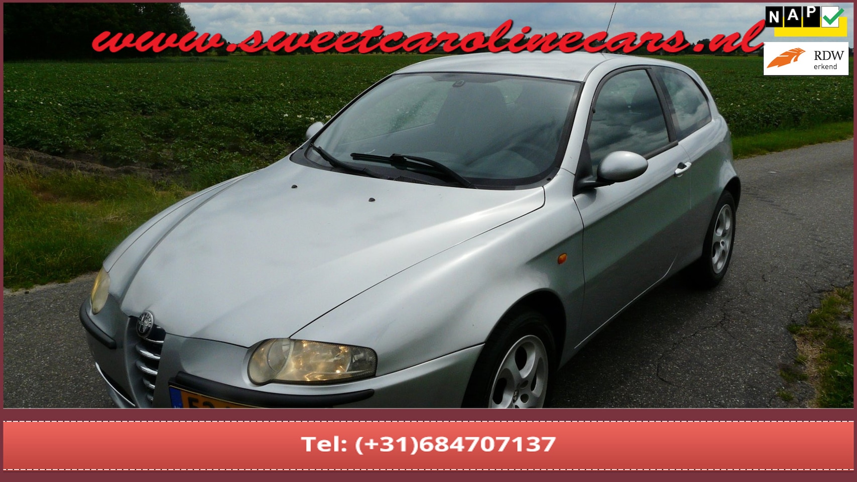 Alfa Romeo 147 - 1.6 T.Spark Edizione Sportiva 105 PK! ,Airco,Elec.pakket,Lmv's! - AutoWereld.nl