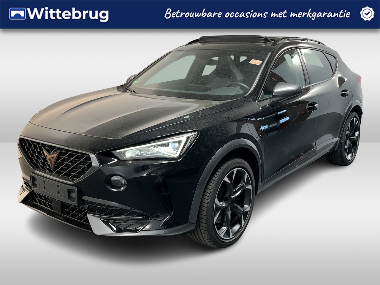 CUPRA Formentor - 1.4 e-Hybrid VZ Black Edition / AUTOMAAT/ PANODAK/ MEMORY SEAT/ LEDER/ CRUISE/ NAVI/ STOEL - AutoWereld.nl