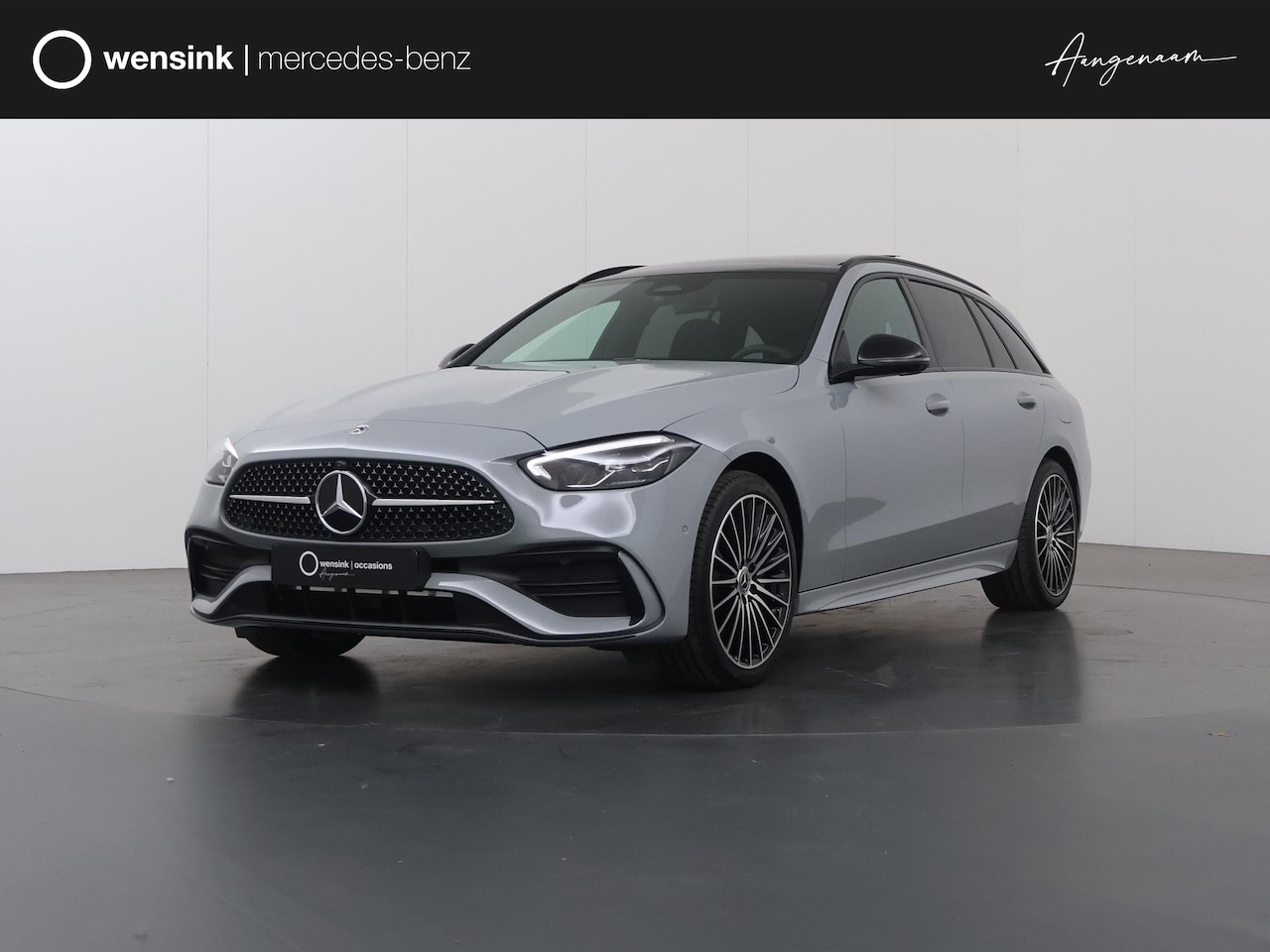 Mercedes-Benz C-klasse Estate - 300e Business Solution AMG | Panoramaschuifdak | Trekhaak | Nightpakket | Burmester | Head - AutoWereld.nl