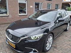 Mazda 6 Sportbreak - 2.5 SkyActiv-G 192 GT-M. O.a. Leder, cruise, pano, stoel & stuurverw, carplay, cruise, etc