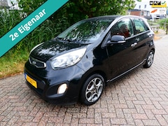 Kia Picanto - 1.0 CVVT ISG Design Edition 2e eig. Airco Leder LED PDC Zuinig