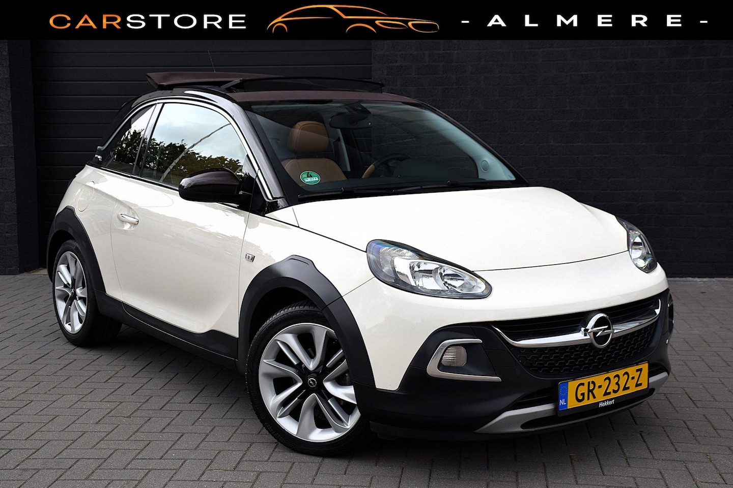Opel ADAM - 1.0 Turbo Rocks*2e eig*Cabrio-top*Dealer oh*NL auto*2015* - AutoWereld.nl