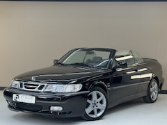 Saab 9-3 Cabrio - 2.0 Turbo Aero, 205Pk, 2002, Liefhebbersauto, Volledig leder, 18" Velgen, Memory stoelen,