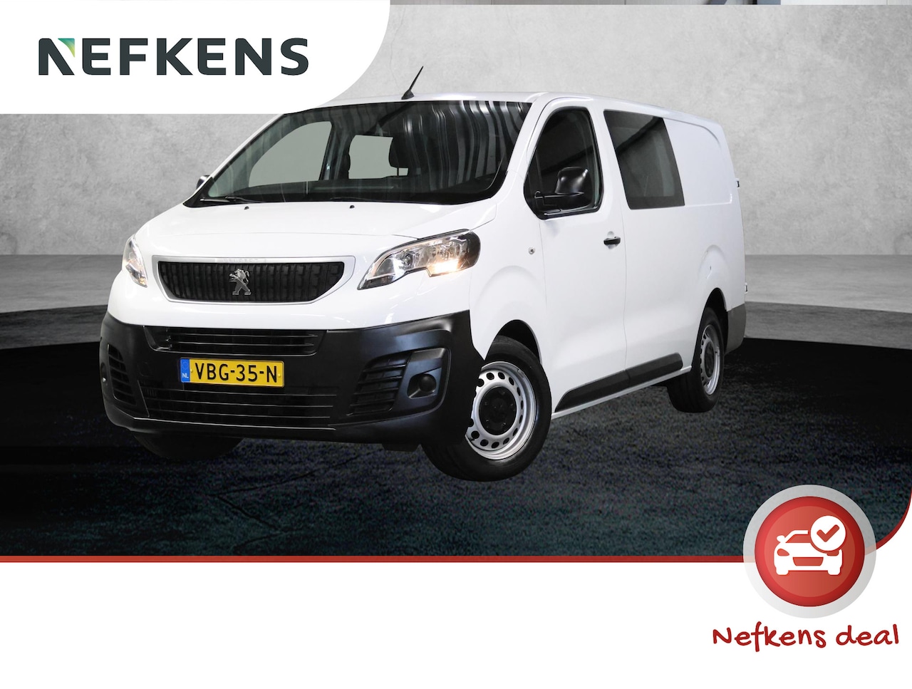 Peugeot Expert - 2.0 BlueHDI 120PK Premium DC | 1ste Eigenaar | Airco | Cruise Control | Camera | 5 Persoon - AutoWereld.nl