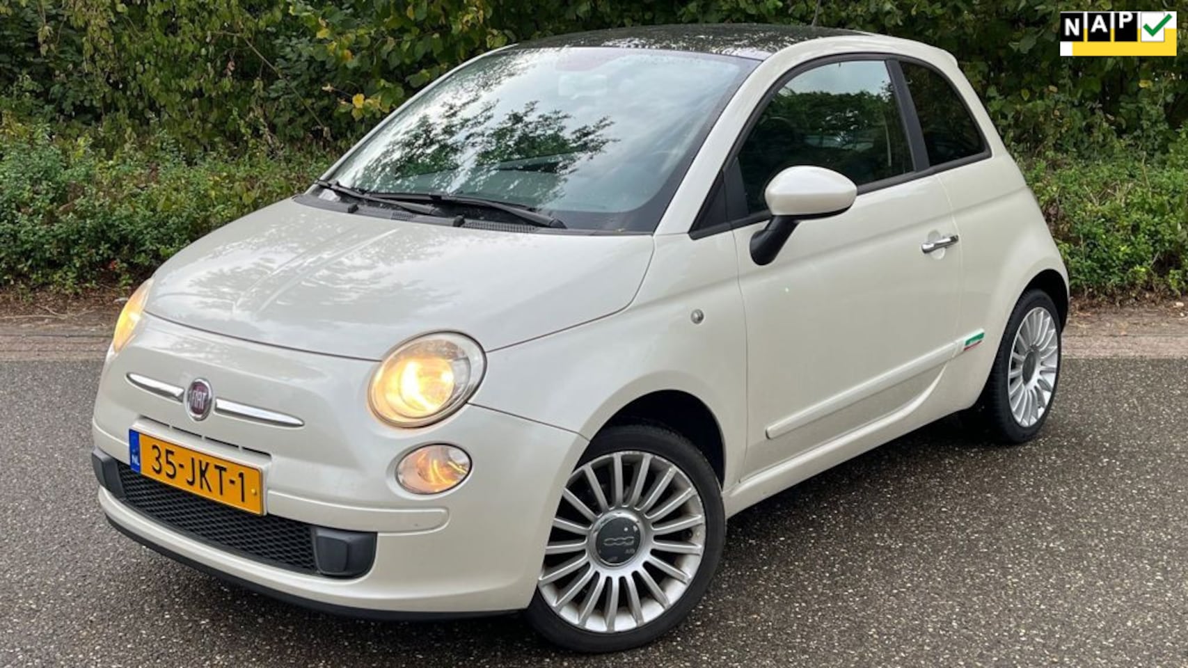 Fiat 500 - 1.2 Sport l Panodak l NAP l Parelmoerwit l - AutoWereld.nl