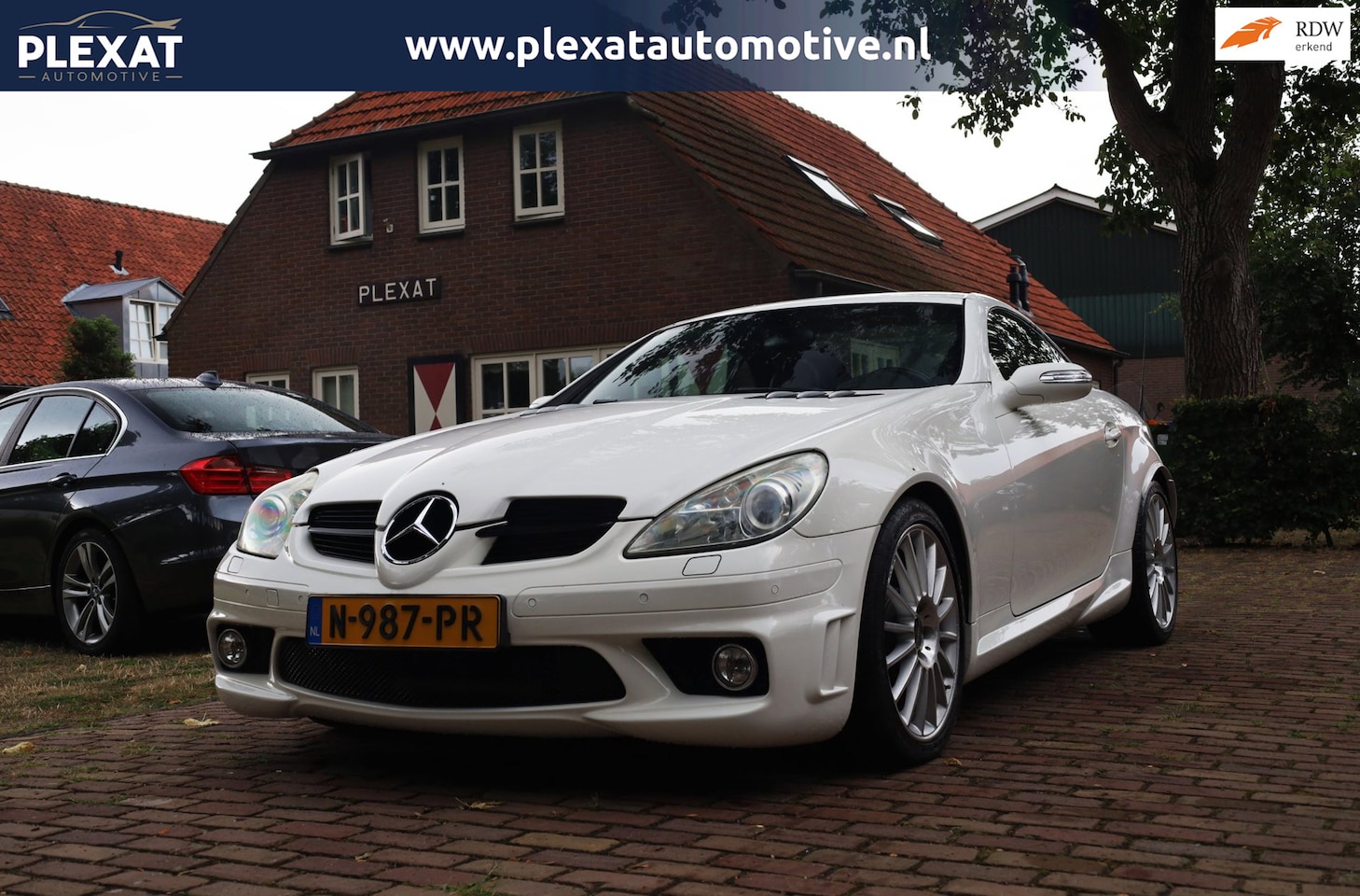 Mercedes-Benz SLK-klasse - AMG 55 V8 Aut. | Uniek | Historie | Xenon | Stoelverwarming | AIRSCARF Nekverwarming | Led - AutoWereld.nl