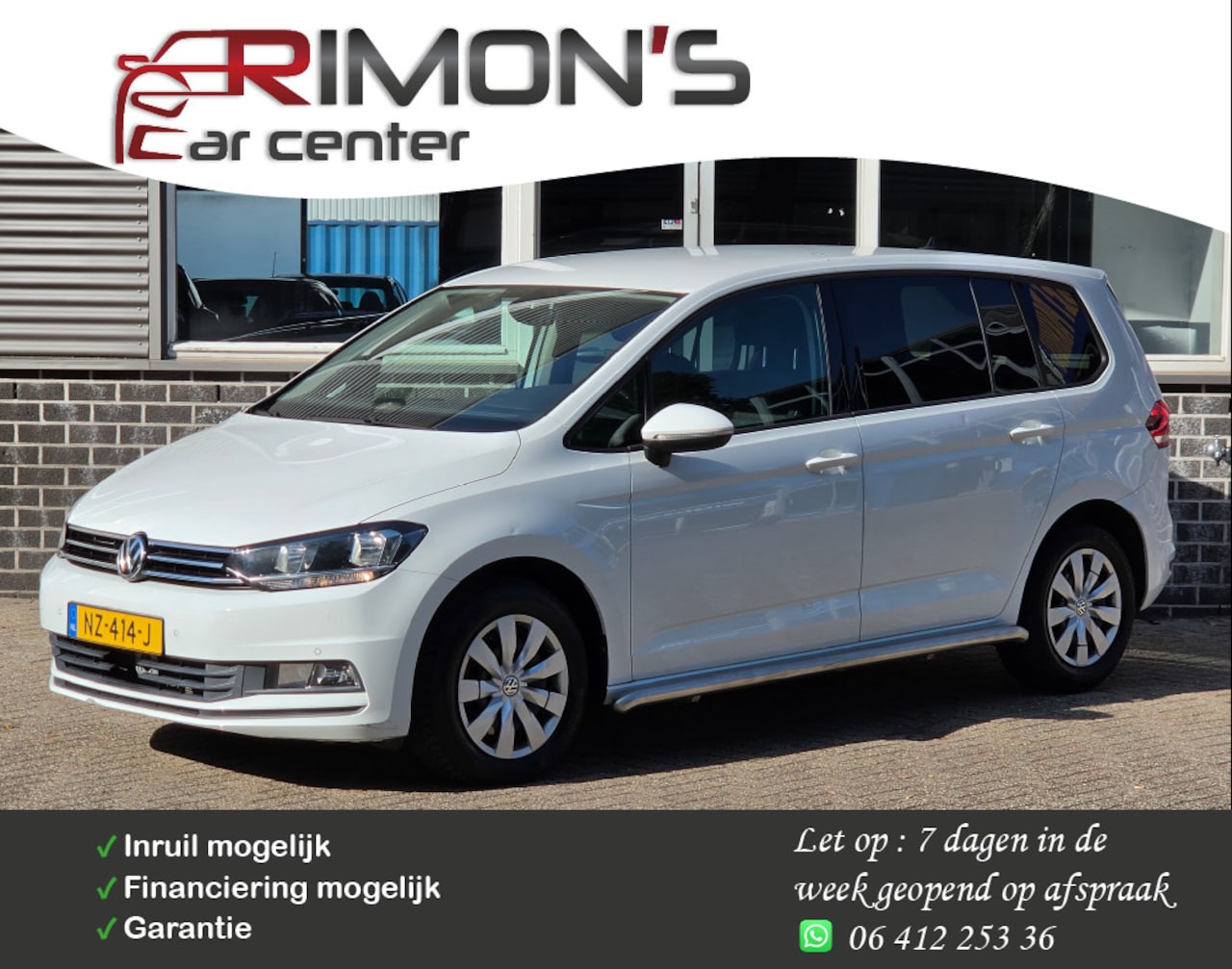 Volkswagen Touran - 2.0 TDI SCR Comfortline Automaat Dealer Onderhouden - AutoWereld.nl