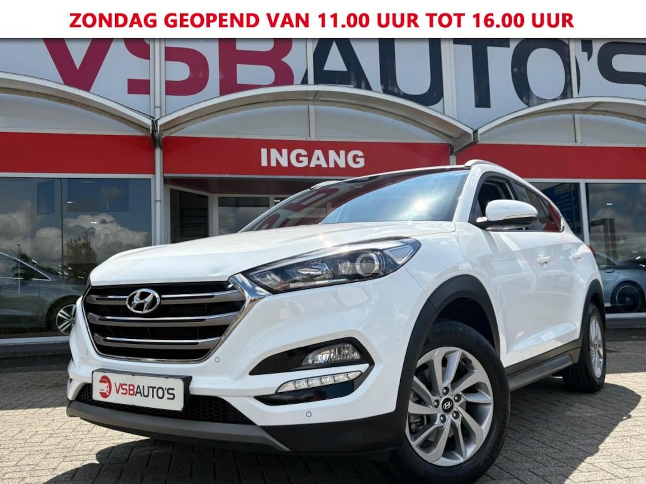 Hyundai Tucson - 1.6 GDI 132PK LED NAVIGATIE TREKHAAK CAMERA AIRCO LMV PDC ELEC-PAKKET - AutoWereld.nl