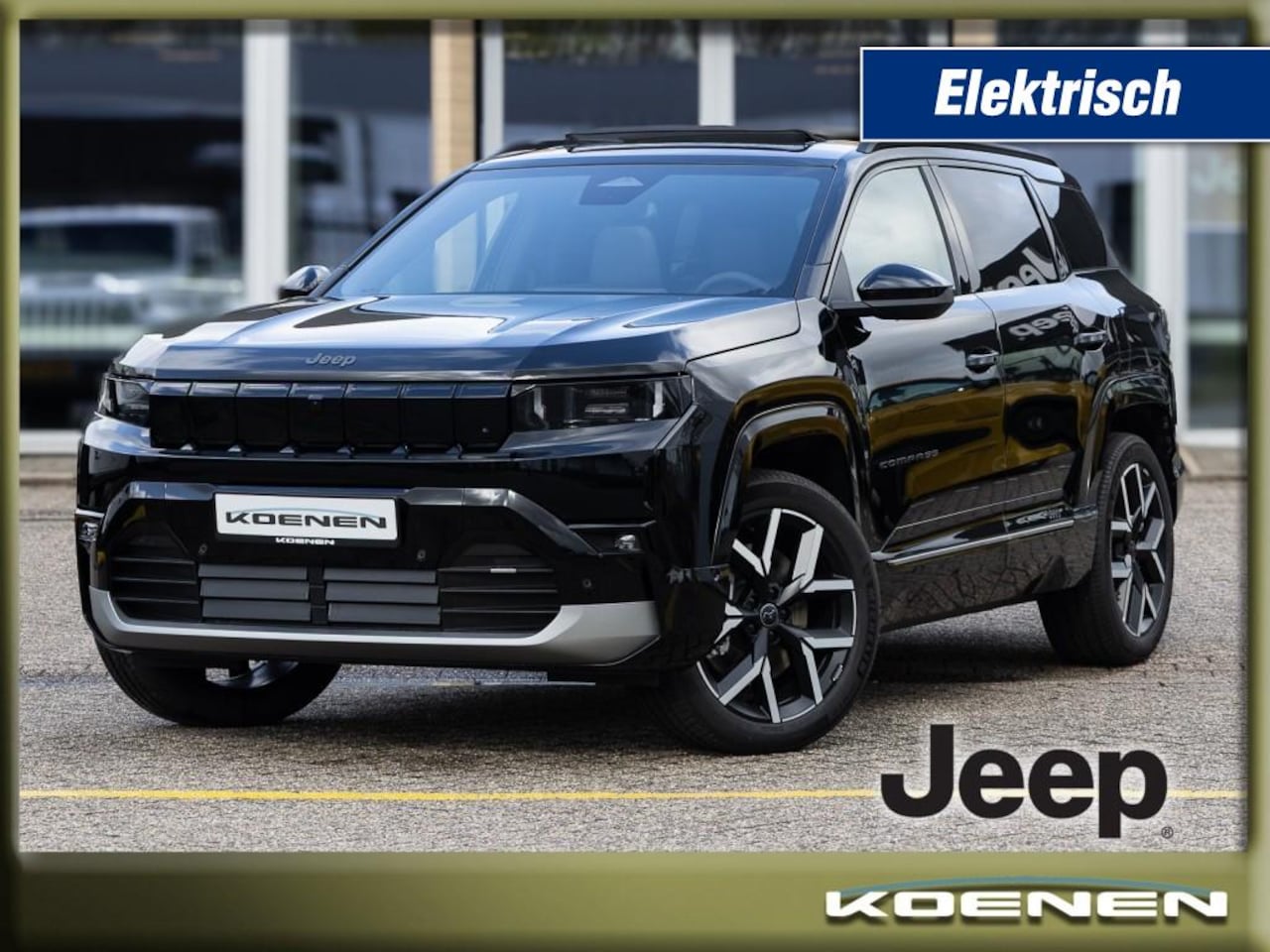 Jeep Compass - First Edition 74kWh PANO / CONVENIENCE PACK / WARMTEPOMP / 8 JAAR GARANTIE - AutoWereld.nl