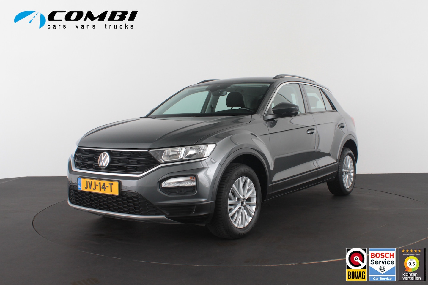 Volkswagen T-Roc - 1.0 TSI Style > 110pk/Kleur Indium Grey/Parkeersensoren/navi/All season banden - AutoWereld.nl