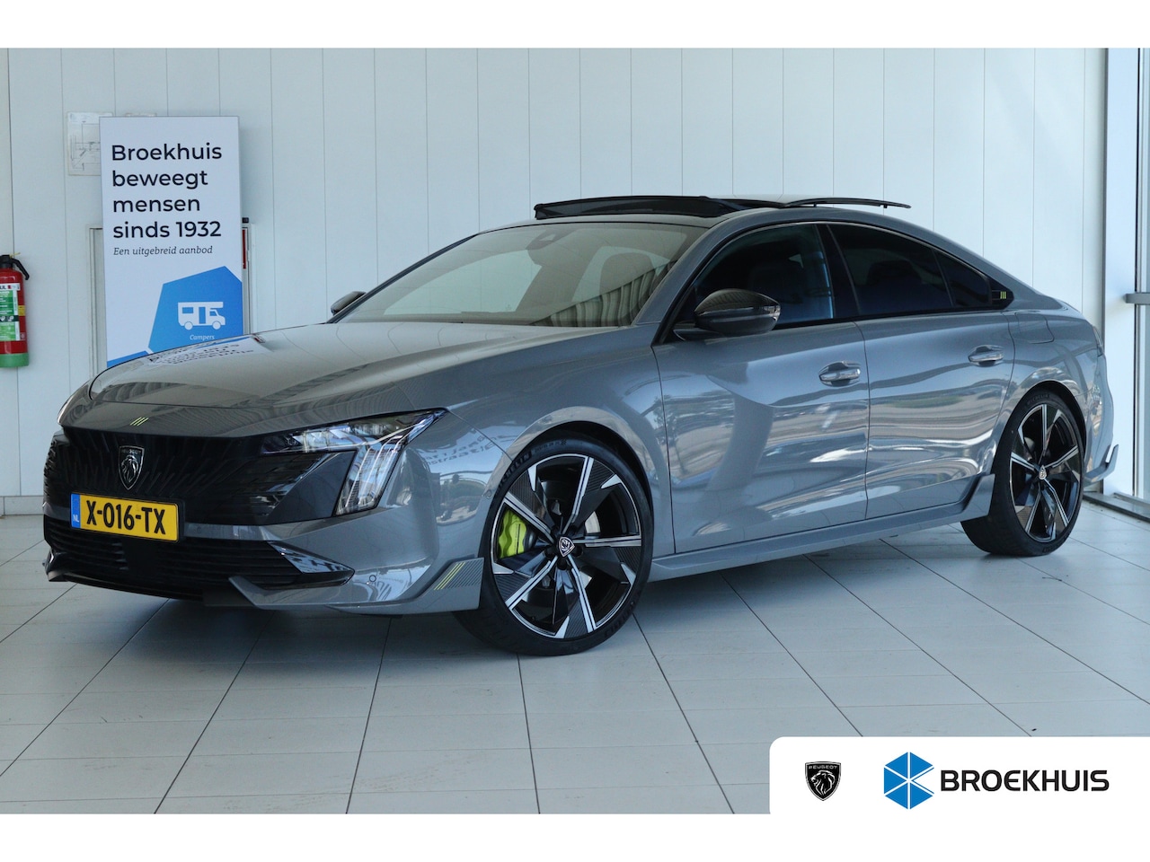 Peugeot 508 - 1.6 HYbrid 360 PSE | SoH 96% | Orig. NL | Adapt. Cruise | Schuifdak | Night Vision | Massa - AutoWereld.nl