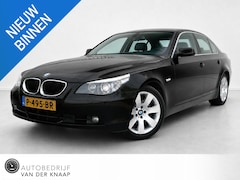 BMW 5-serie - 525i Executive | Clima | Cruise | Multimedia/Navi | Leder | Stoelverwarming | PDC |