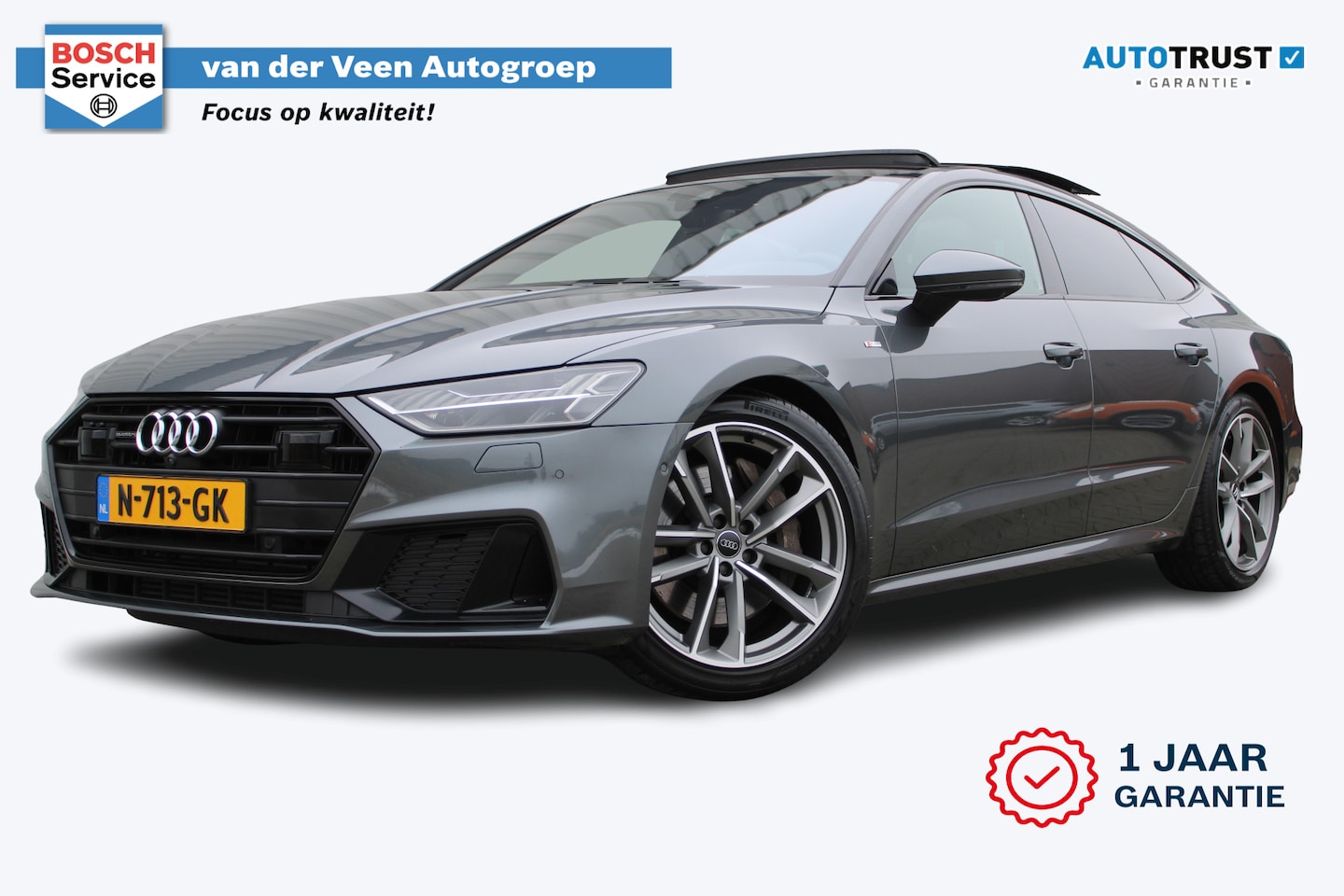 Audi A7 Sportback - 55 TFSI quattro Pro Line S | Incl. 12 maanden garantie | Schuif/kantel panorama dak | 360° - AutoWereld.nl