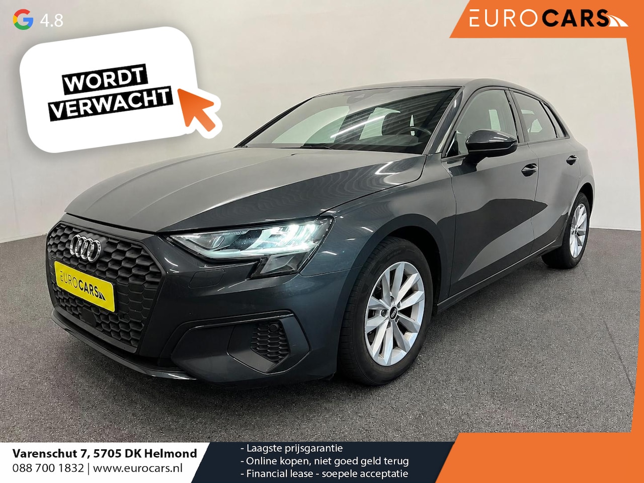Audi A3 Sportback - 30 TFSI Pro Line Airco ECC Carplay Navi PDC Achter Full LED Audi Sound Stoelverwarming Cru - AutoWereld.nl