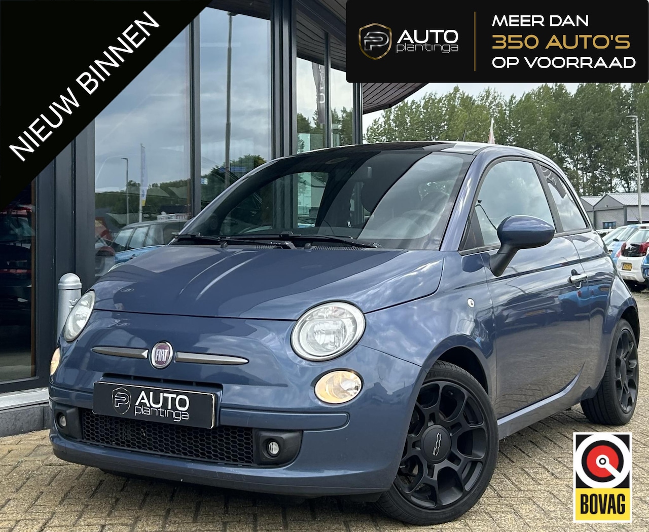 Fiat 500 - 0.9 TwinAir Lounge 86PK | Airco | Lichtmetalen Velgen | Elektrische Ramen | 08-2026 Onderh - AutoWereld.nl