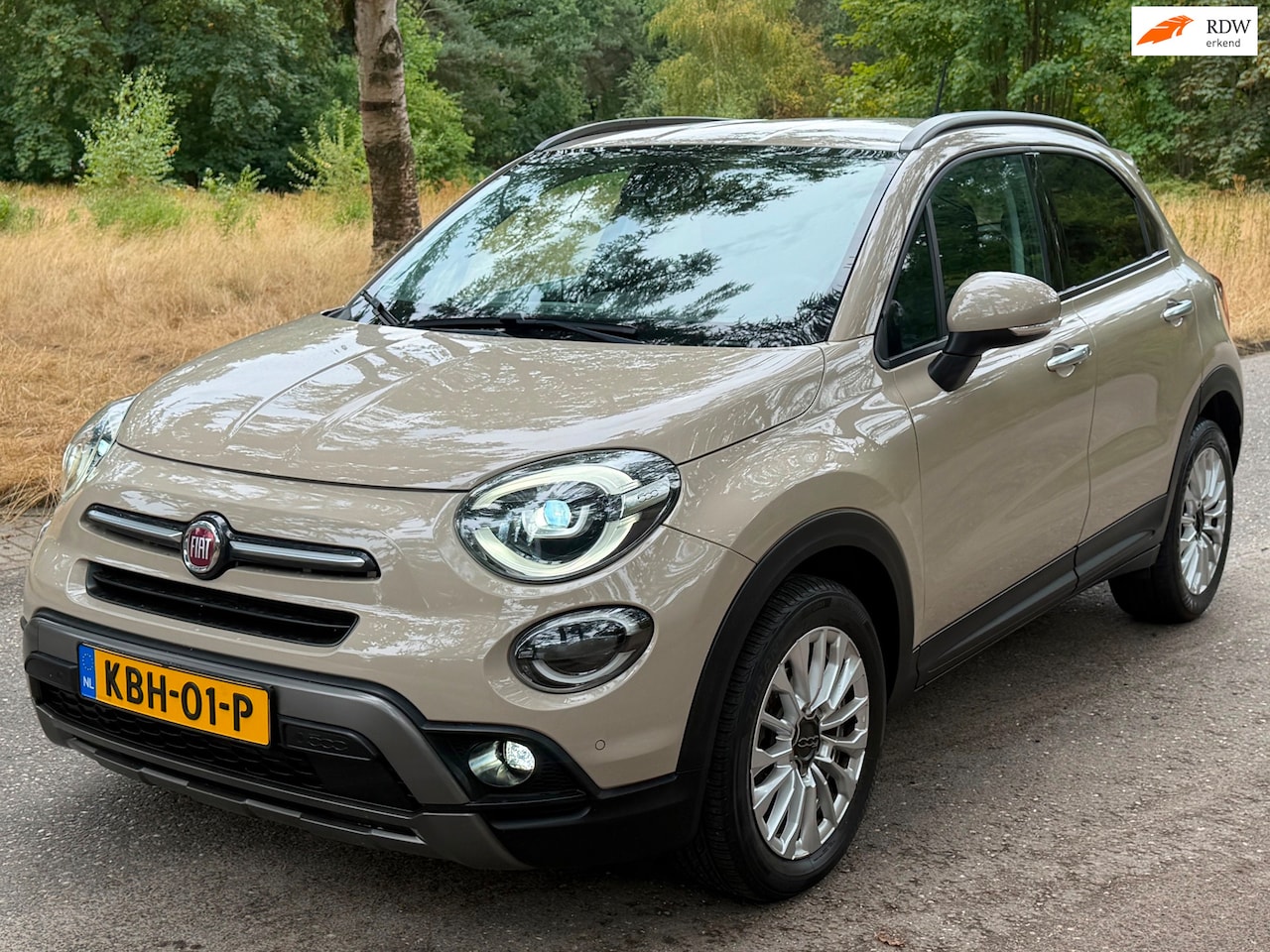 Fiat 500 X Cross - 1.0 GSE City Cross Cappuccino bruin 2019 Facelift - AutoWereld.nl