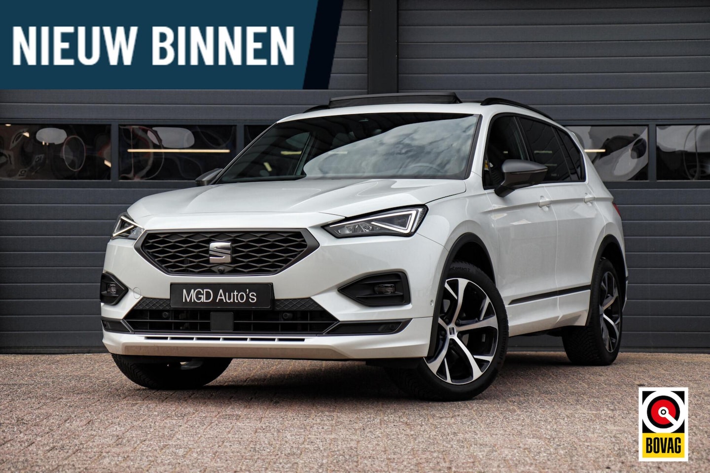 SEAT Tarraco - 1.5 TSI FR 7P |LED|BEATS|PANODAK|360 CAMERA|KEYLESS|MEMORY|STOELVERW.|TREKHAAK - AutoWereld.nl