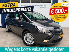 Opel Zafira Tourer - 1.4 Turbo 140 pk Automaat Edition 7pers / 1e EIG / LEER / NAVI / ECC / WINTERPACK