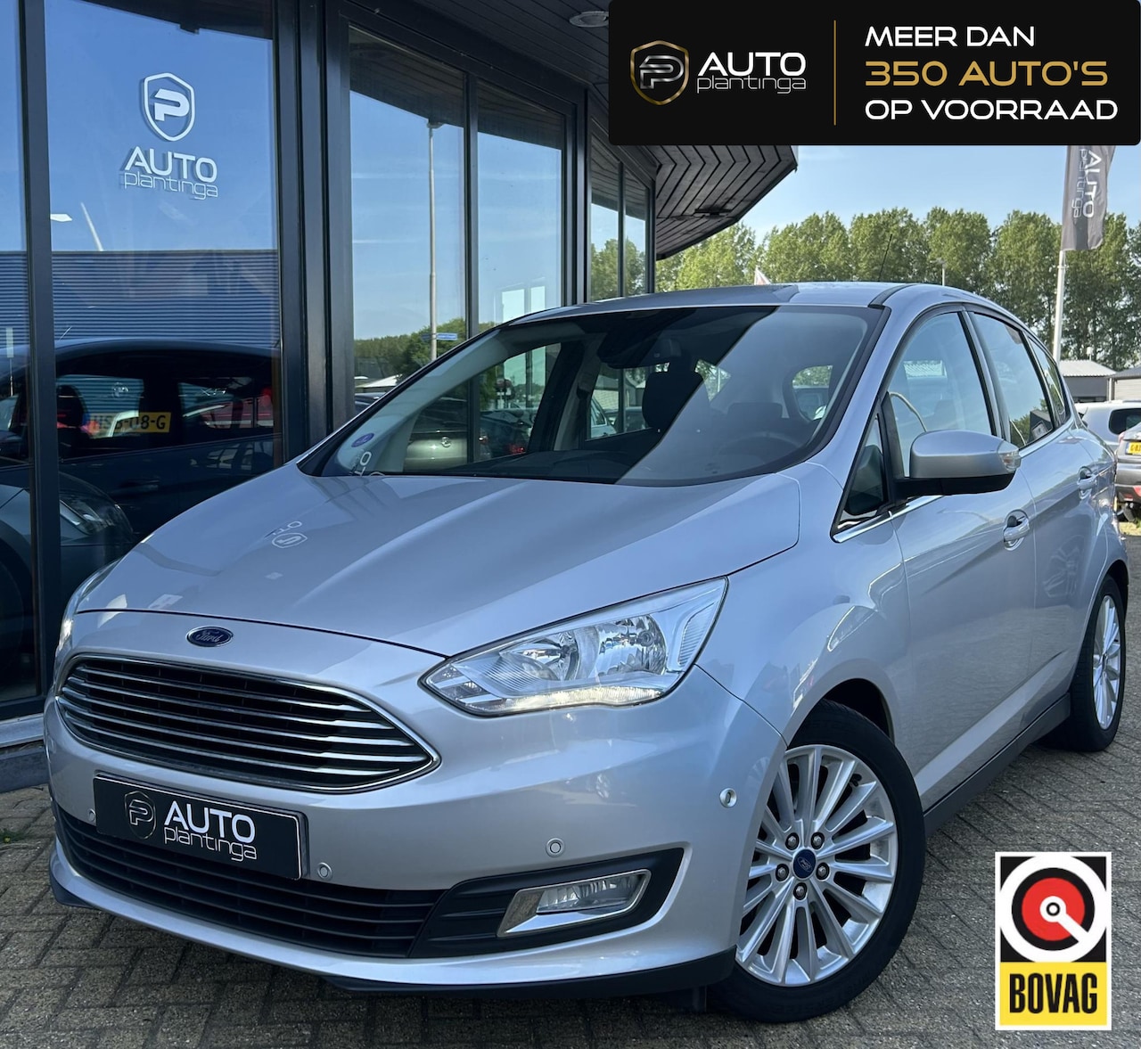Ford C-Max - 1.5 Titanium 150PK | Trekhaak | 1500KG Trekgewicht | 2e Eigenaar | NL AUTO | Onderhoudshis - AutoWereld.nl