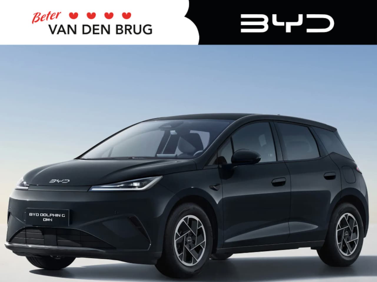 BYD DOLPHIN G - 1.5L DM-i Boost | 105km Elektrisch actieradius | Obsidian Black | Camera | Stoel en Stuurv - AutoWereld.nl