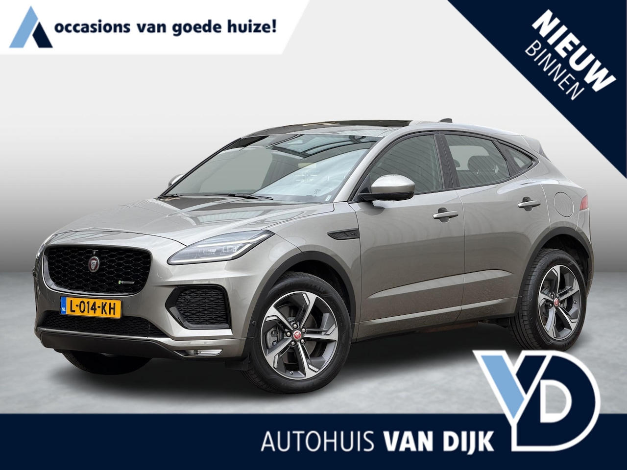 Jaguar E-Pace - 1.5 P300e AWD R-Dynamic HSE | Leder/Carplay/3D-Camera/Memory/Meridian - AutoWereld.nl