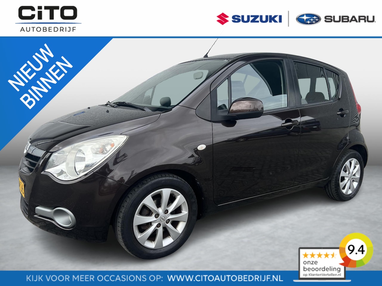 Opel Agila - 1.2 Edition Automaat | Airconditioning | 15" Lichtmetalen Velgen | Rijklaar Prijs - AutoWereld.nl