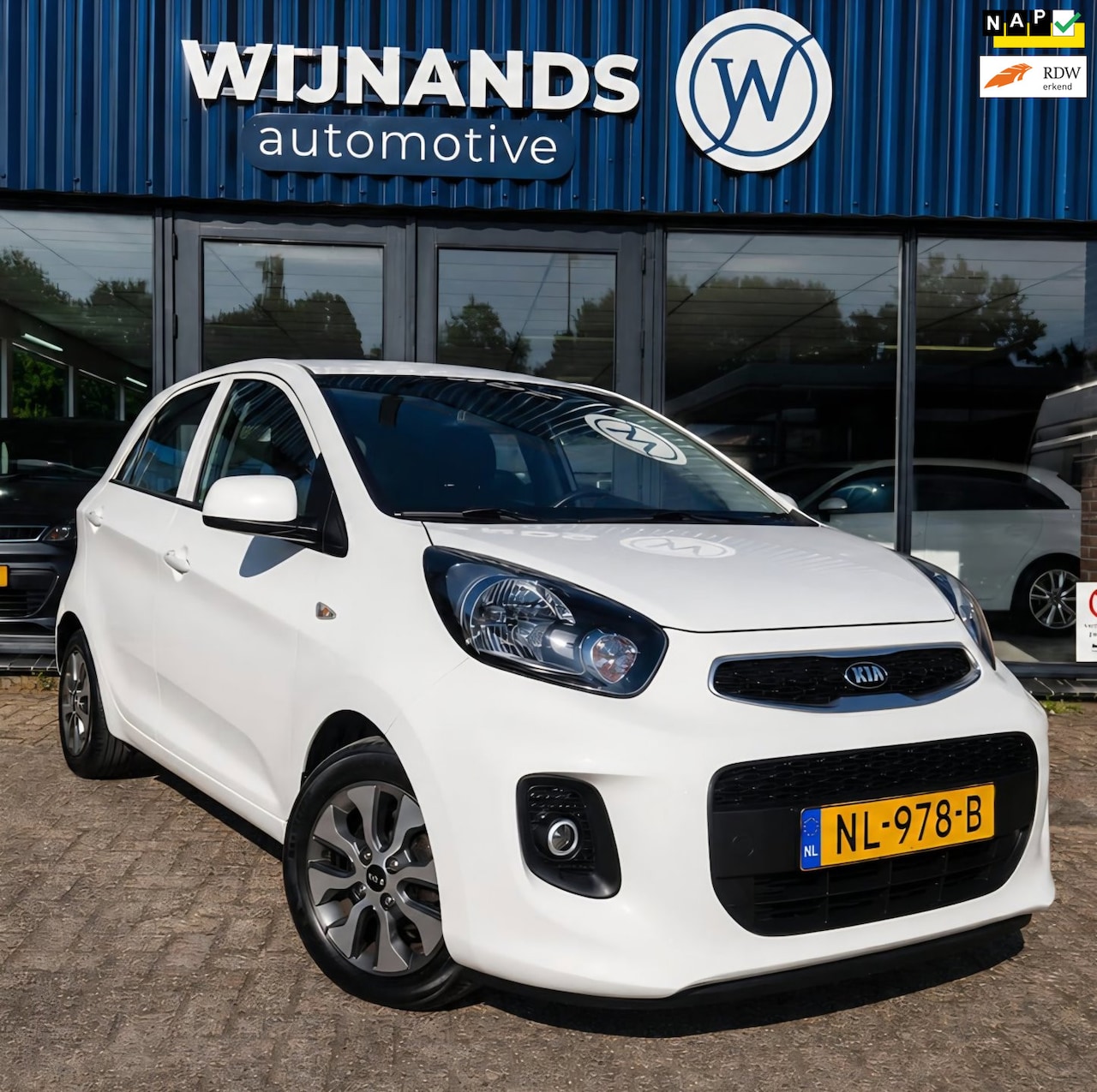 Kia Picanto - 1.0 CVVT EconomyPlusLine Camera Bluetooth Scherm - AutoWereld.nl