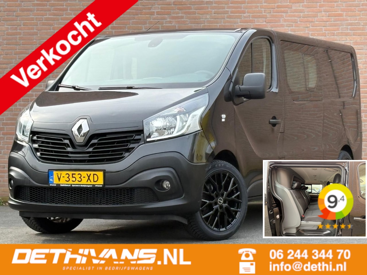 Renault Trafic - 1.6dCi 126PK Dubbelcabine Lang / Euro6 - AutoWereld.nl