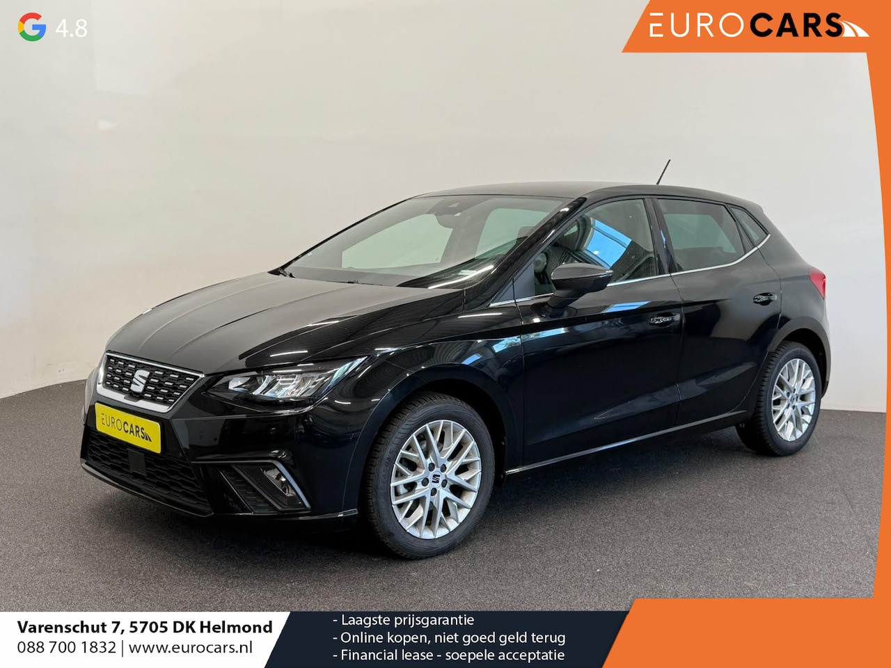 SEAT Ibiza - 1.0 Eco TSI Xcellence DSG-7 Aut. 115 pk LED Navi 9,2” Virtual Cockpit Keyless Stoelverwarm - AutoWereld.nl