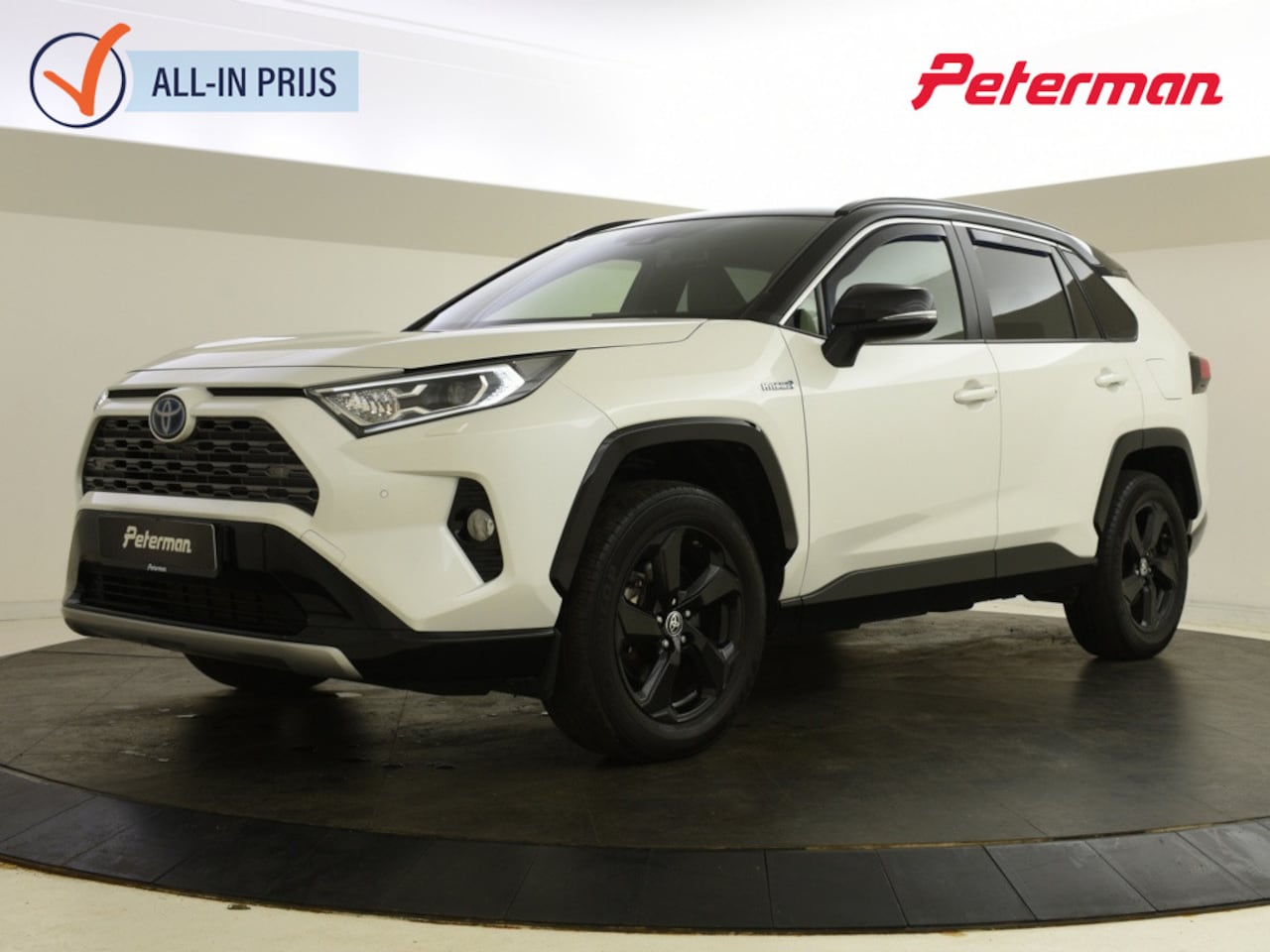 Toyota RAV4 - 2.5 Hybrid AWD Bi-Tone | Elektr. a. klep | DAB | PDC | - AutoWereld.nl