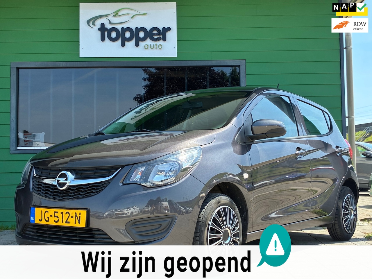 Opel Karl - 1.0 ecoFLEX Edition|2e Eigenaar|Airco|CruiseControl|Elektr.ramen|NAP - AutoWereld.nl