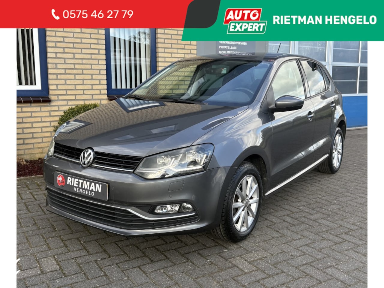 Volkswagen Polo - 1.2 TSI Comfortline AUTOMAAT-RIJKLAAR-STOELVERW-CAMERA - AutoWereld.nl