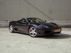 Ferrari 360 - 3.6 V8 Spider 400PK (2001) | 73.529 km | Handbak | Nero Daytona | Cuoio | TubiStyle