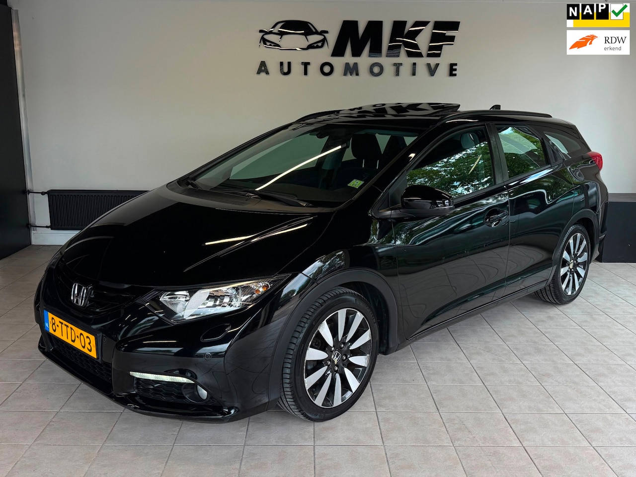 Honda Civic Tourer - 1.6D Sport Business Edition 2014 ECC/NAP! - AutoWereld.nl