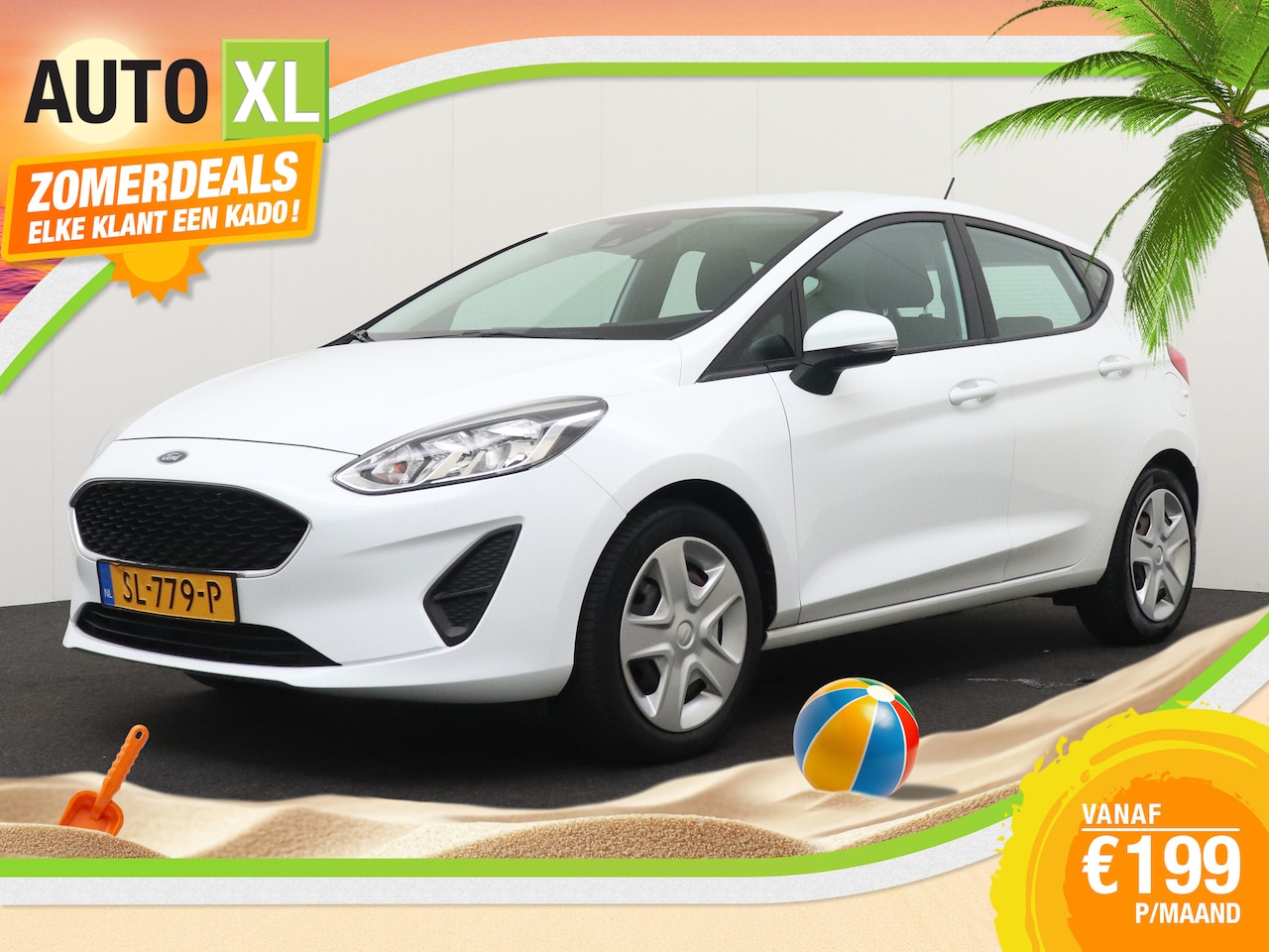 Ford Fiesta - 1.1 5-Drs Business Navigatie Cruise DAB Bluetooth - AutoWereld.nl