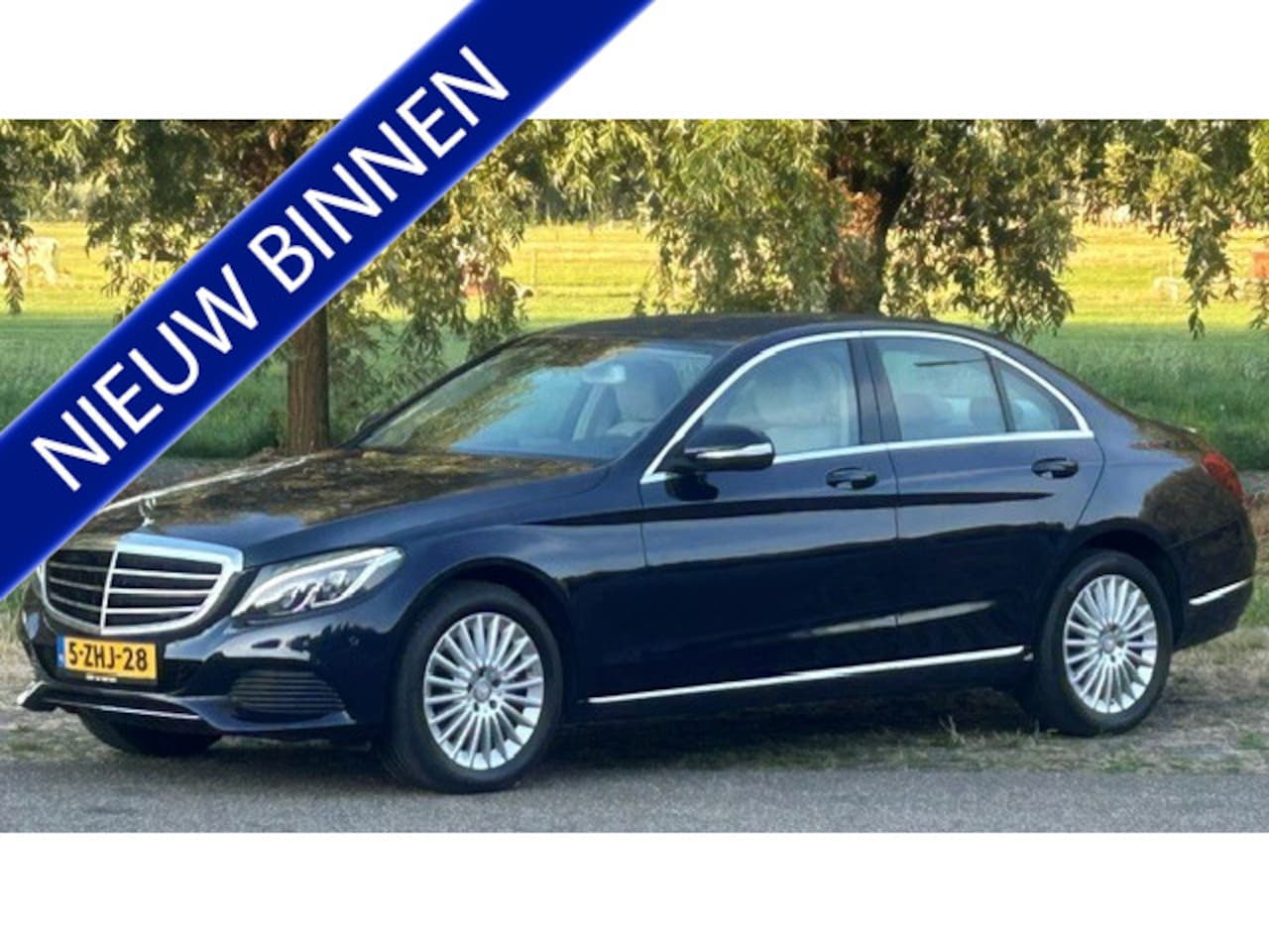 Mercedes-Benz C-klasse - 180 EXCLUSIVE AUTOMAAT 78.000KM!! NAVIGATIE, CRUISE CONTROL, CHROOMPAKKET, LICHT&ZICHTPAKK - AutoWereld.nl