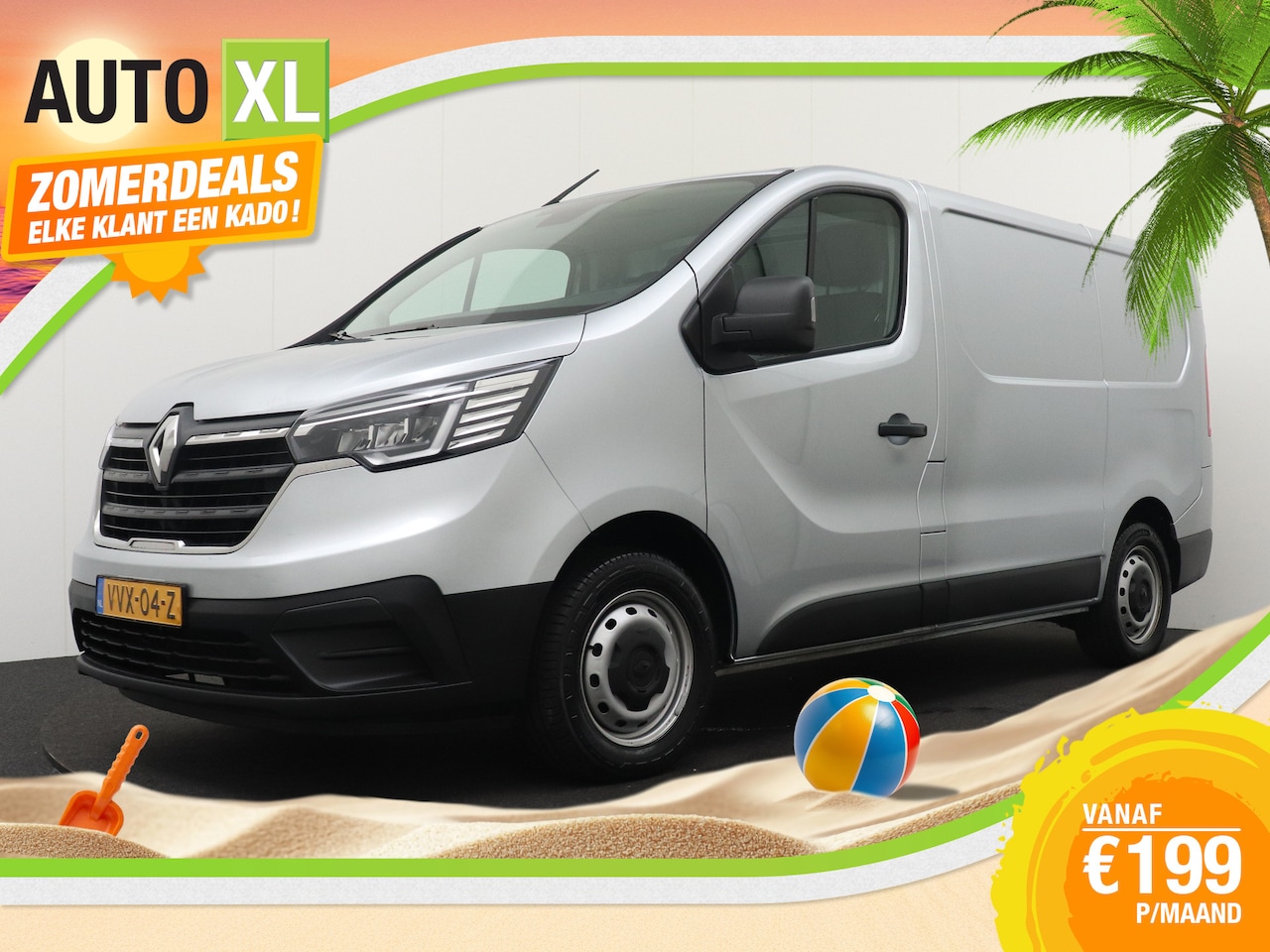 Renault Trafic - 2.0 dCi T29 Comfort 3-Pers Trekhaak Park.sens DAB - AutoWereld.nl