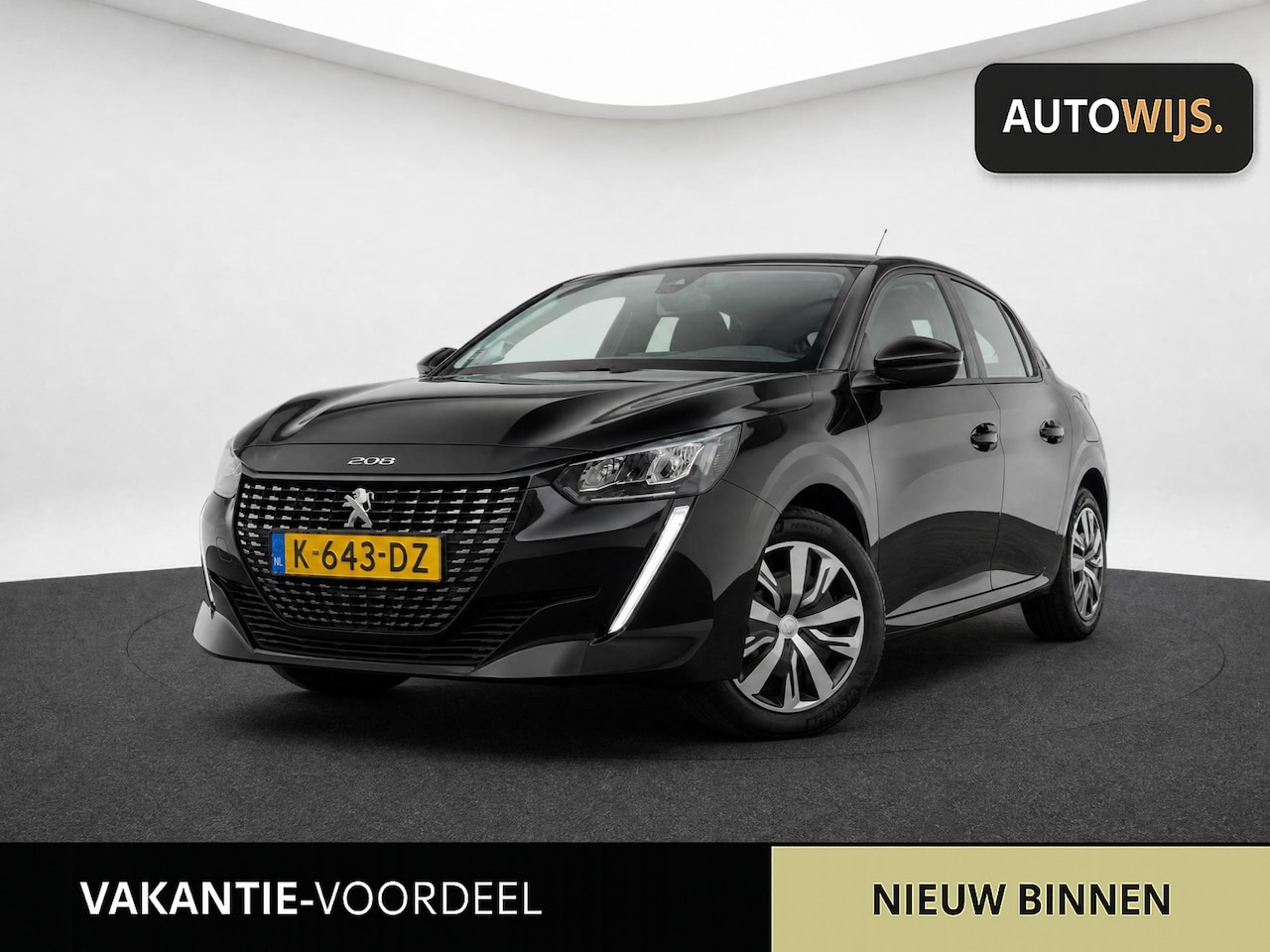 Peugeot 208 - 1.2 PureTech Active Pack|AUT|D-RIEM VV|NL AUTO|PDC| - AutoWereld.nl