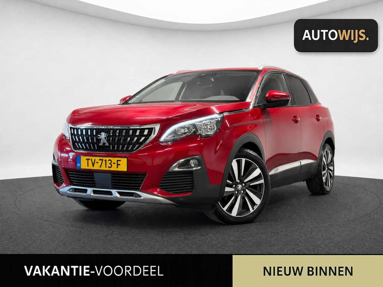 Peugeot 3008 - 1.2 PureTech Blue Lease Premium|LEDER|KEYLESS|PANO|TREKHAAK|NL AUTO - AutoWereld.nl