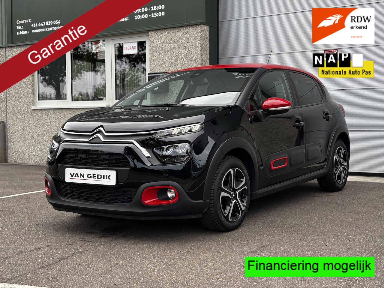 Citroën C3 - 1.2 PT Feel Carplay Led Nap Navi Cruise Clima Pdc - AutoWereld.nl