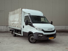 Iveco Daily - 33S11 2.3 D 106PK Huifopbouw | Neerklapbare Zijschotten | 3-Zits | B-Rijbewijs | Trekhaak