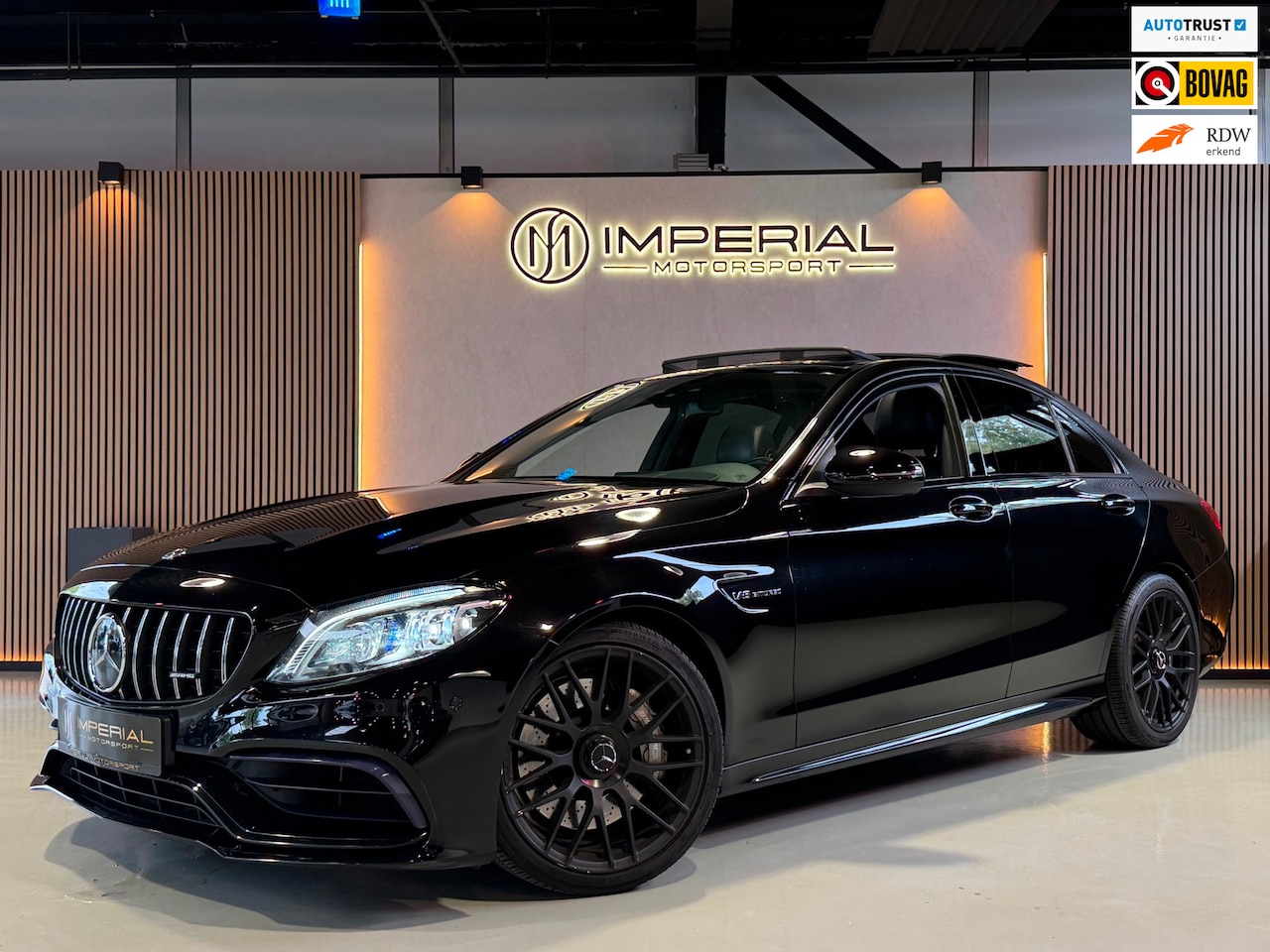 Mercedes-Benz C-klasse - AMG C63 Pano|HUD|Burm|Cam|Sfeer|Keyl - AutoWereld.nl