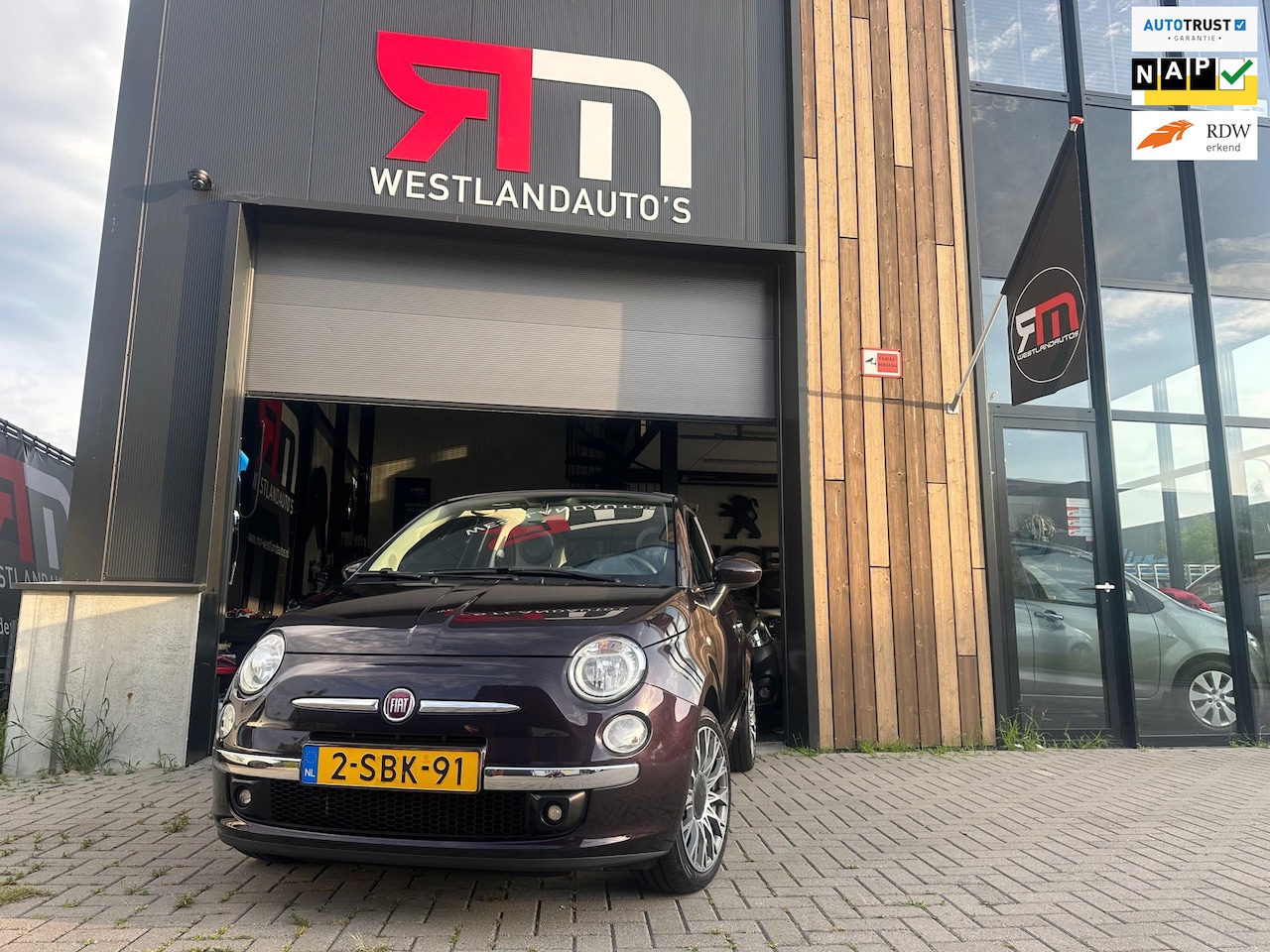 Fiat 500 C - 0.9 TwinAir Lounge/cabriolet/NAP/clima/nw APK/zuinig/pdc/LM-velgen/luxe-interieur/mooie fr - AutoWereld.nl