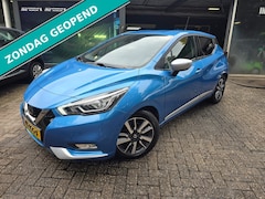 Nissan Micra - 0.9 IG-T Tekna | 1E EIGENAAR | 3/6 OF 12 MND GARANTIE | LEDER | CAMERA | NAVI | NIEUWE APK