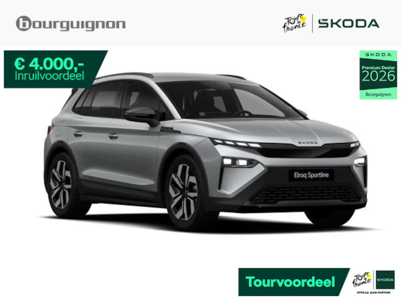Skoda Elroq - Sportline 85 | 286PK | Trekhaak | Canton audio | 360 camera | Head-Up display - AutoWereld.nl