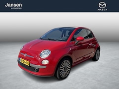 Fiat 500 C - 0.9 TwinAir Turbo Lounge , Automaat, Leder, Cabrioletdak, Clima, LMV 16 Inch, All Season,