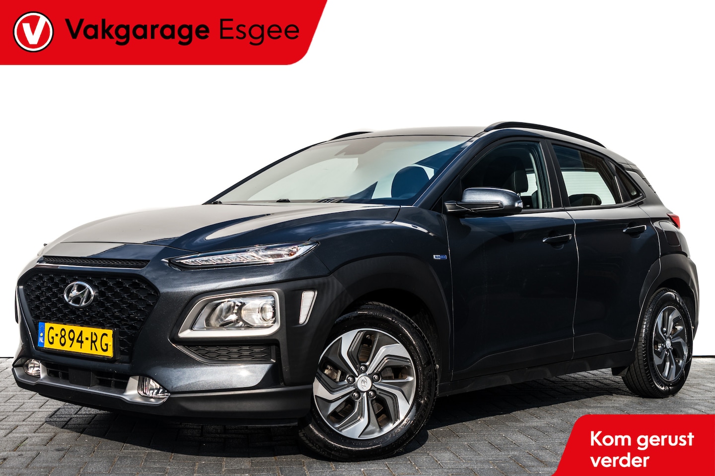 Hyundai Kona - 1.6 GDI Hybride Comfort | Ned Auto | Automaat | Clima | Navigatie | Trekhaak | | Dab Audio - AutoWereld.nl